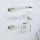 Kit Acessórios para Banheiro de Aço Inox 5 Peças com Fixação Lenogue