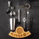 Kit Bartender de Aço Inoxidável com Shaker e Ferramentas Lenogue
