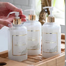 Kit Dispensador de Sabão Líquido 3 Peças para Banheiro Lenogue