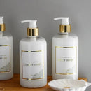 Kit Dispensador de Sabão Líquido 3 Peças para Banheiro Lenogue