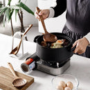 Kit Utensílios de Cozinha 7 Peças em Madeira Teca Lenogue