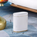 Lixeira Automática Oval 9l com Sensor para Banheiro e Cozinha Lenogue
