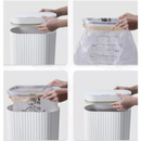 Lixeira Automática Oval 9l com Sensor para Banheiro e Cozinha Lenogue