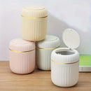 Lixeira de Mesa com Tampa Antipoeira Design Compacto Lenogue