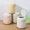Lixeira de Mesa com Tampa Antipoeira Design Compacto Lenogue