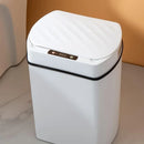 Lixeira Inteligente 15l com Sensor Automático para Banheiro e Cozinha Lenogue
