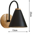 Luminária de Parede Led Metal Minimalista Moderna Lenogue