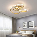 Luminária Led Trefoil Regulável Preta Branca e Dourada para Sala Lenogue