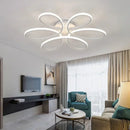 Lustre de Teto em Alumínio com Design Floral para Sala e Quarto Lenogue