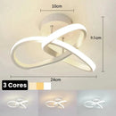 Lustre Led de Teto com 3 Cores para Quarto e Sala de Jantar Lenogue