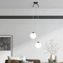 Lustre Pendente de Vidro com Led para Sala e Quarto Lenogue
