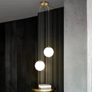 Lustre Pendente de Vidro com Led para Sala e Quarto Lenogue