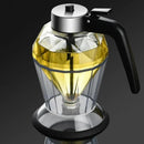 Meleira de Vidro Dispenser para Mel com Base de Aço Inox Lenogue