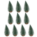 Mini árvore de Natal Pinheiro Nevado para Decoração Natalina Lenogue