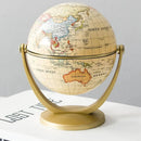 Mini Globo Terrestre Retrô para Decoração de Estante Lenogue