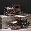 Miniatura de Carro Antigo em Metal para Decoração Retrô Lenogue