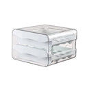 Organizador de Gavetas para Ovos Transparente para Geladeira Lenogue