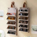 Organizador Porta óculos com 6 Divisórias e Interior Acolchoado Lenogue