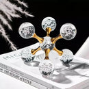 Ornamento de Cristal Molecular para Decoração de Mesa Lenogue