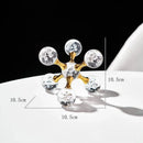 Ornamento de Cristal Molecular para Decoração de Mesa Lenogue