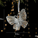Pingente de Natal Acrílico Transparente Lenogue