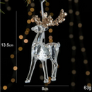 Pingente de Natal Acrílico Transparente Lenogue