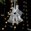 Pingente de Natal Acrílico Transparente Lenogue