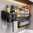 Prateleira Multifuncional para Cozinha em Aço Inox Lenogue
