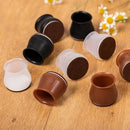 Protetor de Pés de Cadeira e Mesa em Silicone com Feltro Antiderrapante Lenogue