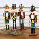 Quebra Nozes Soldado de Madeira 30cm para Decoração Natalina Lenogue