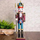 Quebra Nozes Soldado de Madeira 30cm para Decoração Natalina Lenogue