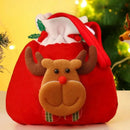 Sacola de Flanela com Cordão para Presentes de Natal Lenogue