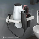 Suporte para Secador de Cabelo de Parede com Compartimentos Lenogue