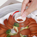 Tampa Anti-respingos para Micro-ondas e Forno com Saída de Vapor Lenogue