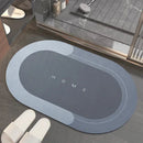 Tapete Antiderrapante Premium com 3 Camadas Oval Lenogue