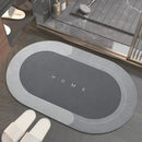 Tapete Antiderrapante Premium com 3 Camadas Oval Lenogue