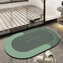 Tapete Antiderrapante Premium com 3 Camadas Oval Lenogue