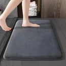 Tapete Antiderrapante Super Absorvente em Veludo Coral Lenogue