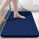 Tapete de Veludo Coral Antiderrapante Absorvente para Banho Lenogue