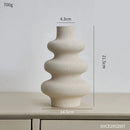 Vaso Cerâmico Estilo Nórdico Decorativo para Sala e Quarto Lenogue