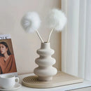 Vaso Cerâmico Estilo Nórdico Decorativo para Sala e Quarto Lenogue
