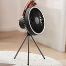 Ventilador Portátil Recarregável Preto com 3 Velocidades para Casa Lenogue